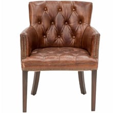 Algernon Leather Occasional Chair